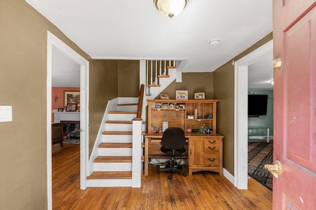 231 W Main St, Georgetown, MA 01833 - office area featuring wood finished floors and baseboards