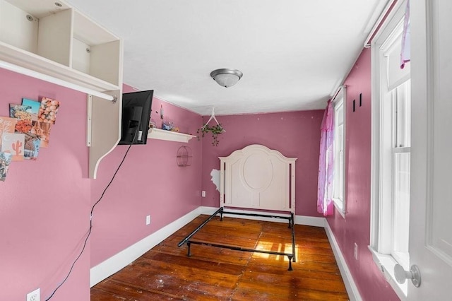231 W Main St, Georgetown, MA 01833 - recreation room with hardwood / wood-style flooring and baseboards