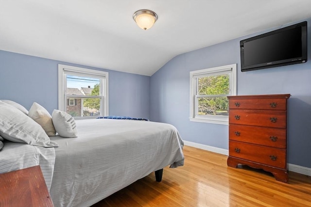 70 Williams St, Quincy, MA 02171 - bedroom featuring lofted ceiling and light wood finished floors