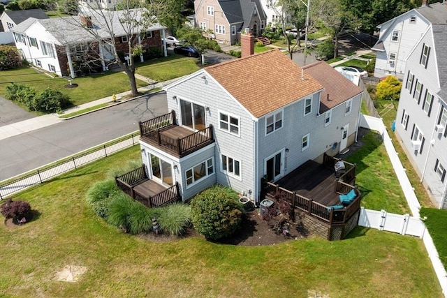 70 Williams St, Quincy, MA 02171 - aerial perspective of suburban area