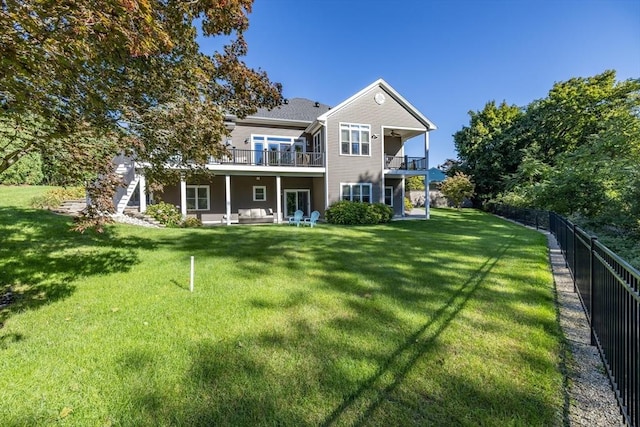 8 Garden St, Woburn, MA 01801 - back of property featuring a balcony
