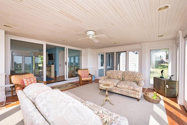 26 N Shore Dr Unit 7, Dartmouth, MA 02748 - sunroom / solarium with wood ceiling