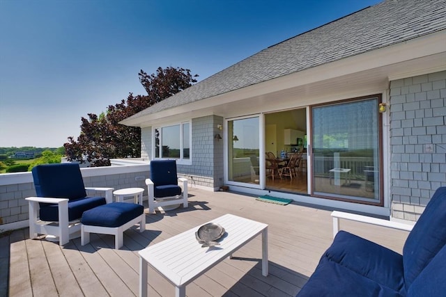26 N Shore Dr Unit 7, Dartmouth, MA 02748 - deck with an outdoor hangout area