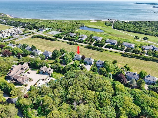 26 N Shore Dr Unit 7, Dartmouth, MA 02748 - aerial view of property and surrounding area featuring a large body of water and nearby suburban area