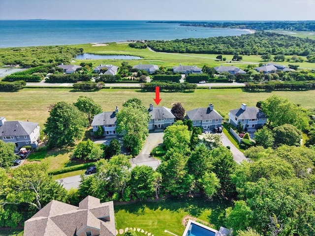 26 N Shore Dr Unit 7, Dartmouth, MA 02748 - aerial perspective of suburban area with a nearby body of water