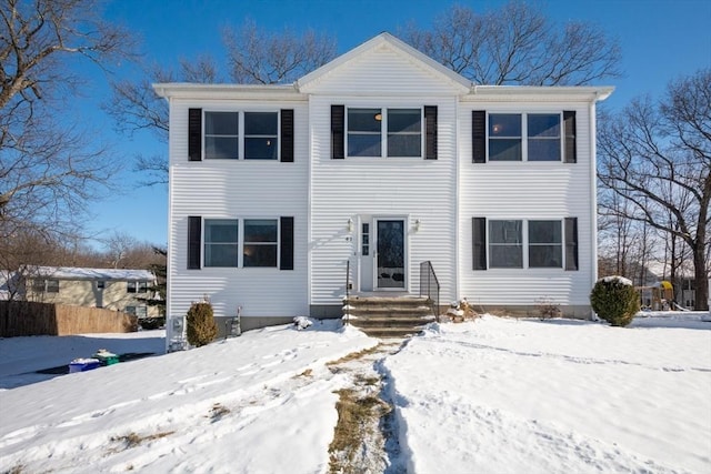 view of front of home