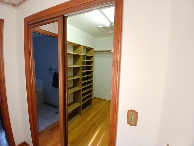 view of closet