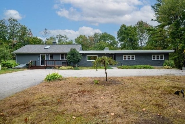 view of ranch-style home