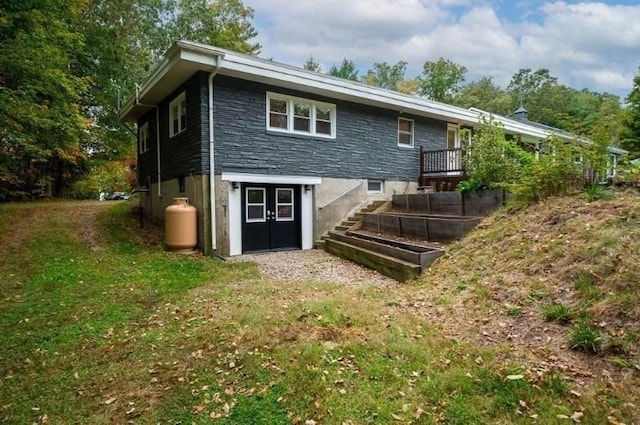 view of rear view of house