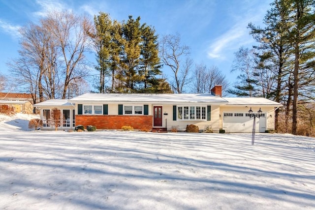 ranch-style house with a garage