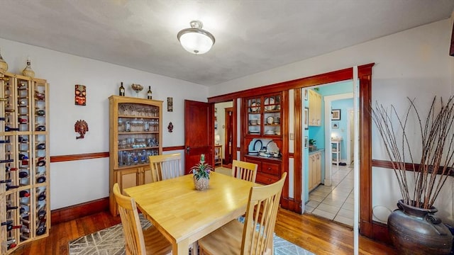 235-237 Corey Rd, Boston, MA 02135 - dining room with wood finished floors