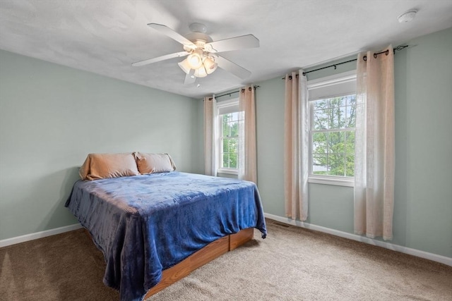 7 Suzannah Rd, Billerica, MA 01862 - carpeted bedroom with baseboards and ceiling fan