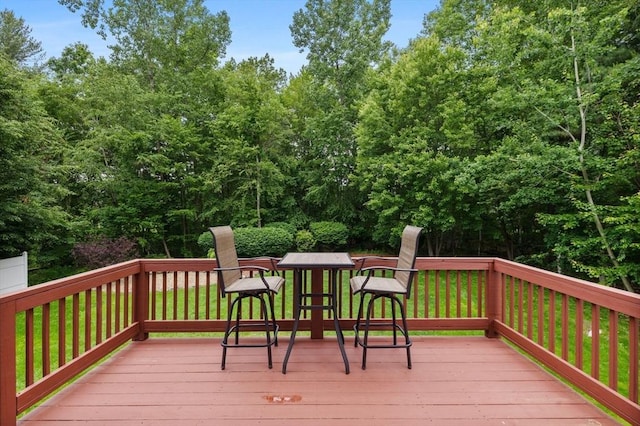 7 Suzannah Rd, Billerica, MA 01862 - wooden deck with a lawn