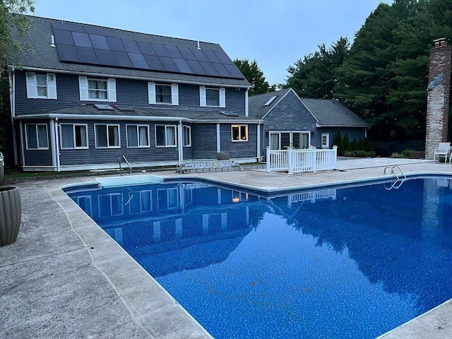 4 Mark Ln, Milton, MA 02186 - outdoor pool featuring a patio area