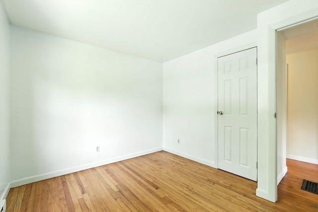 161 Farmington Rd, Amherst, MA 01002 - spare room featuring baseboards and light wood finished floors
