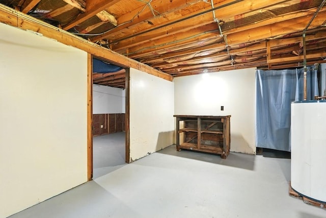 161 Farmington Rd, Amherst, MA 01002 - unfinished basement with water heater
