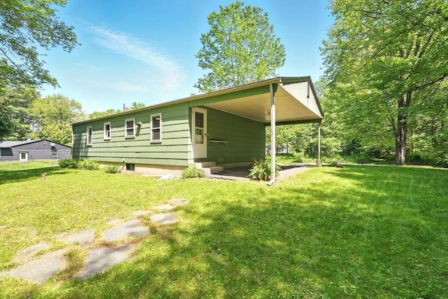 161 Farmington Rd, Amherst, MA 01002 - view of property exterior with a yard and entry steps