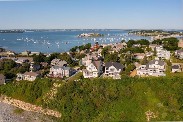 2 Bluff Rd, Hull, MA 02045 - aerial view of property and surrounding area with nearby suburban area and a nearby body of water