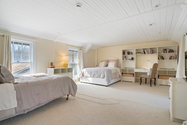 bedroom with carpet floors