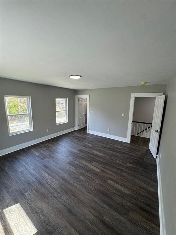 32 Main St, Monson, MA 01057 - spare room with dark wood finished floors