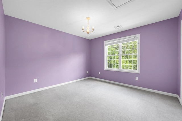 18 Preserve Way, Sturbridge, MA 01566 - empty room featuring carpet flooring, baseboards, and a chandelier