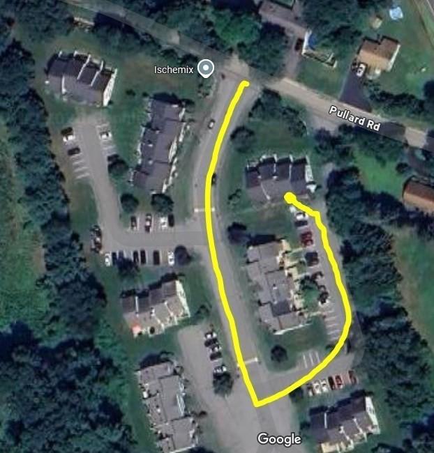 aerial view of property's location