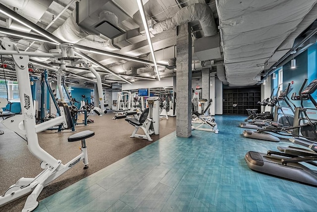 191 Washington St Unit 318, Boston, MA 02135 - view of exercise room