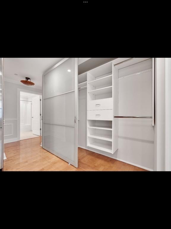 view of closet