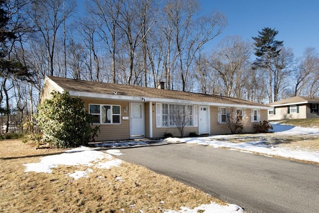 view of ranch-style house