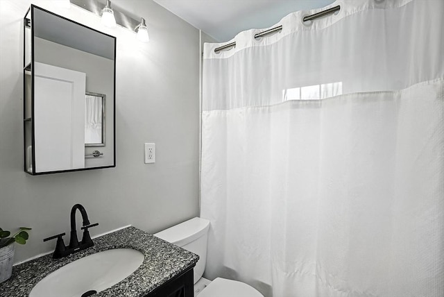 7 Vermont Ave, Natick, MA 01760 - bathroom with vanity and a shower with shower curtain