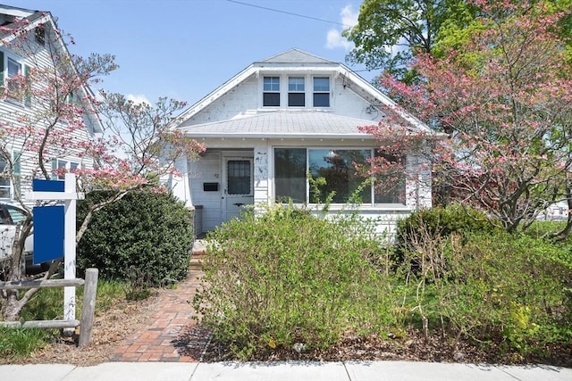 view of bungalow-style home