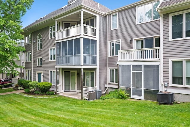 501 Lexington St Unit 35, Waltham, MA 02452 - view of property featuring central AC unit