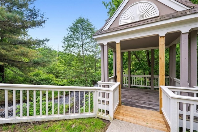 501 Lexington St Unit 35, Waltham, MA 02452 - view of wooden deck