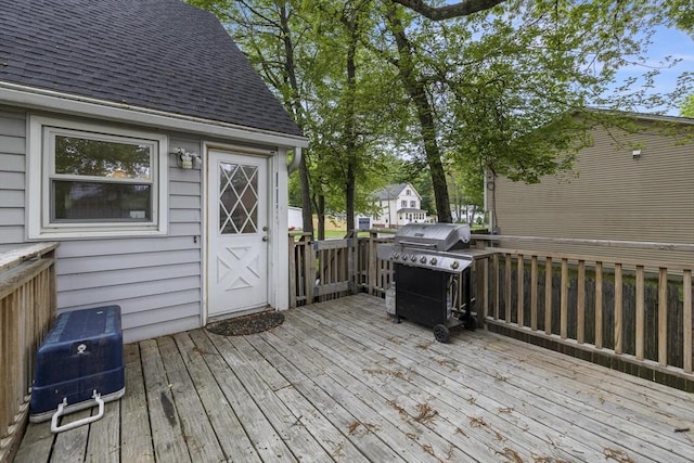 53 Kalish Ave, Enfield, CT 06082 - wooden deck with grilling area