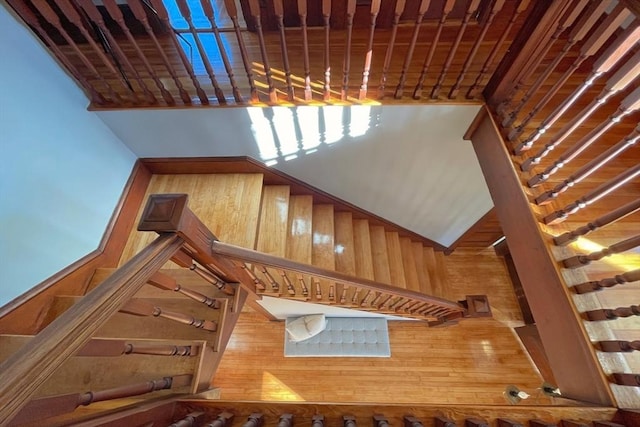 interior details with wooden walls