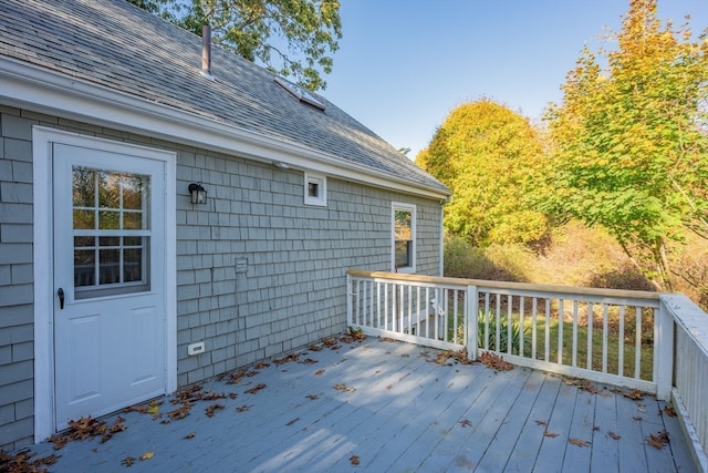 view of deck