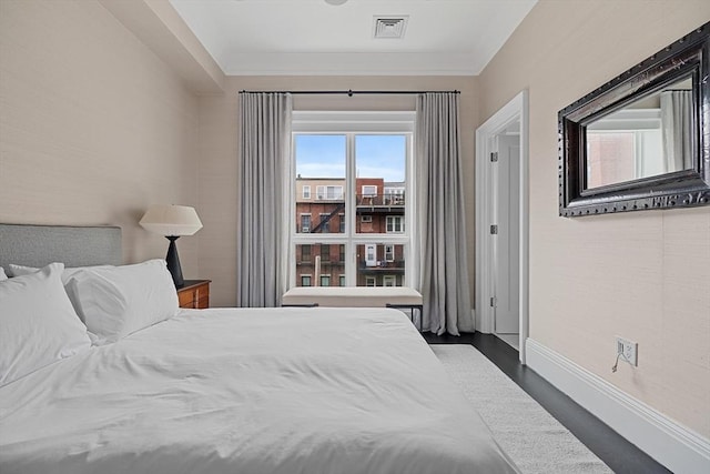 8 Rutland Sq Unit 2, Boston, MA 02118 - bedroom with baseboards and dark wood-style flooring