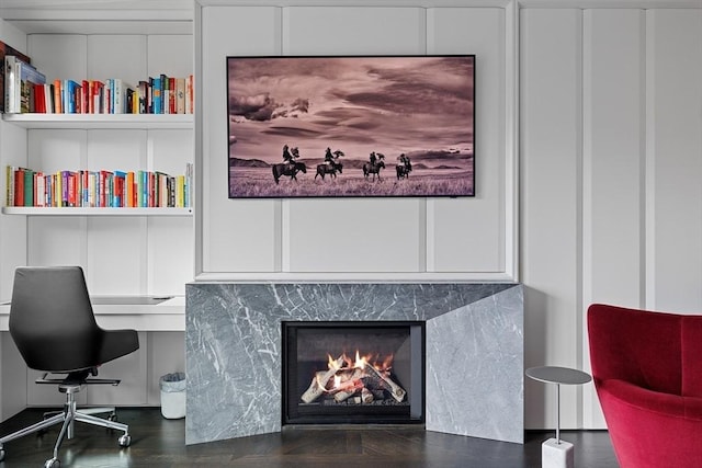 8 Rutland Sq Unit 2, Boston, MA 02118 - detailed view of a premium fireplace