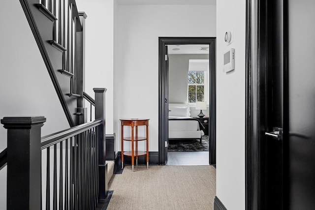 8 Rutland Sq Unit 2, Boston, MA 02118 - hallway featuring carpet flooring