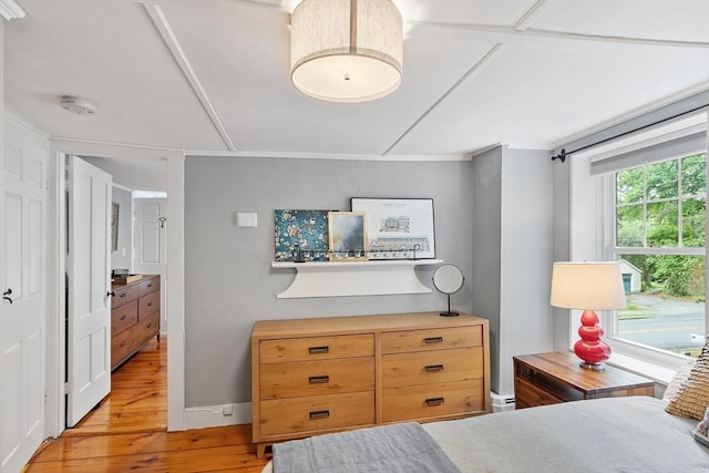 18 River St Unit 18, Andover, MA 01810 - bedroom with light wood finished floors and baseboards