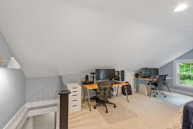 18 River St Unit 18, Andover, MA 01810 - office space with vaulted ceiling and light colored carpet