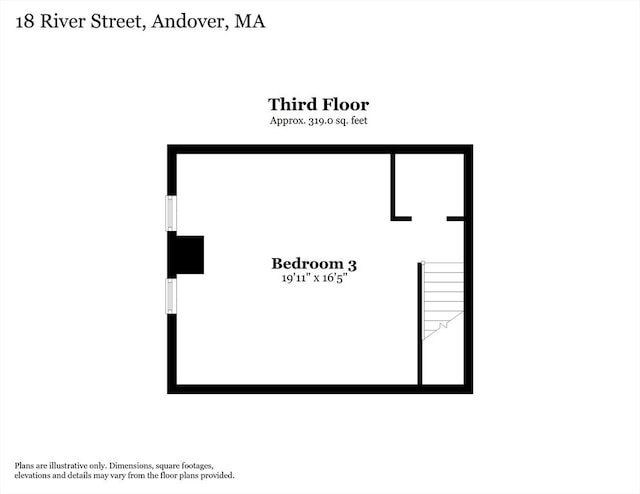 18 River St Unit 18, Andover, MA 01810 - view of floor plan / room layout