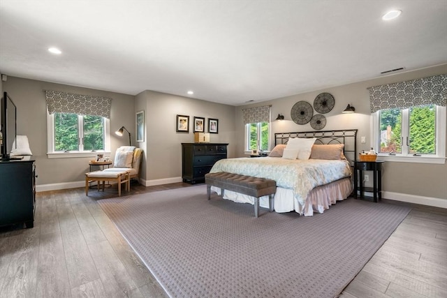 19 Buckmaster Dr, Sudbury, MA 01776 - bedroom featuring recessed lighting, baseboards, and hardwood / wood-style flooring