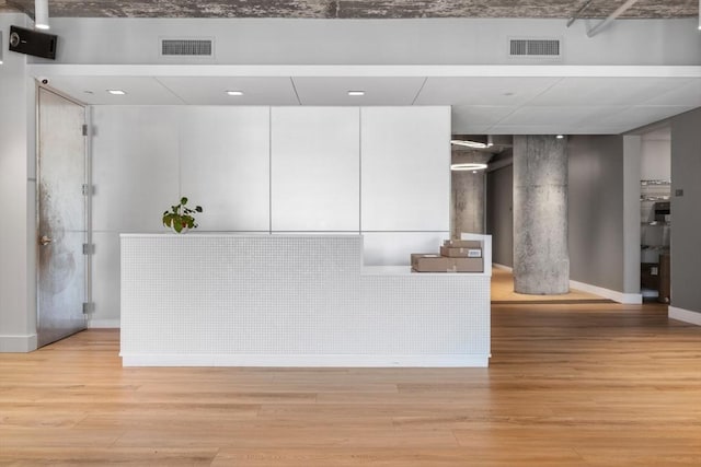 reception area with visible vents