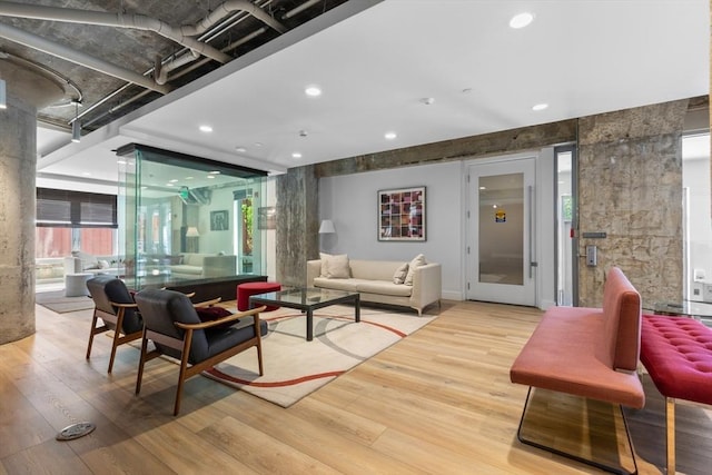 view of community lobby
