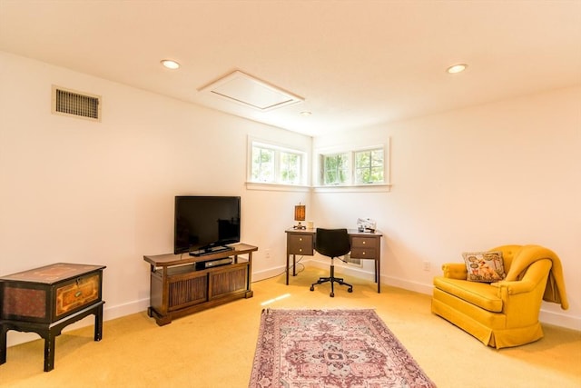15 Hampton Ct Unit 15, Mashpee, MA 02649 - carpeted home office with recessed lighting