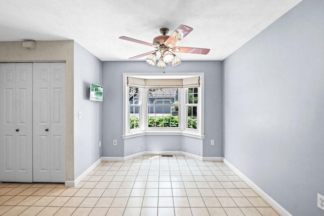 10 Freedom Holw Unit 10, Salem, MA 01970 - unfurnished dining area with a ceiling fan and light tile patterned flooring