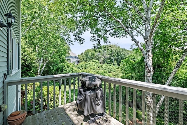 10 Freedom Holw Unit 10, Salem, MA 01970 - wooden deck featuring grilling area