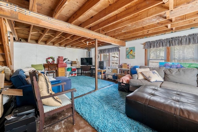 view of living area