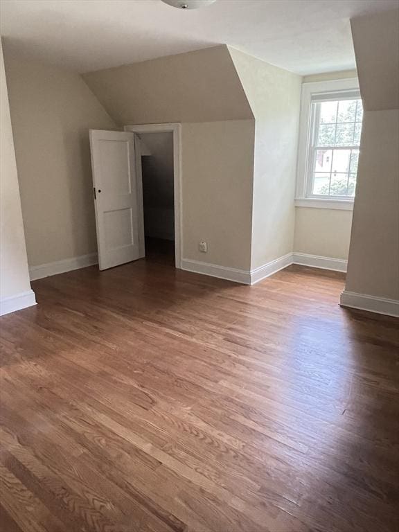 65 Franklin Rd, Longmeadow, MA 01106 - bonus room featuring wood finished floors and vaulted ceiling